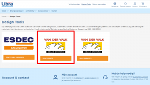 Hoe bestel ik Van der Valk Solar Systems montagemateriaal via de designtool? 1