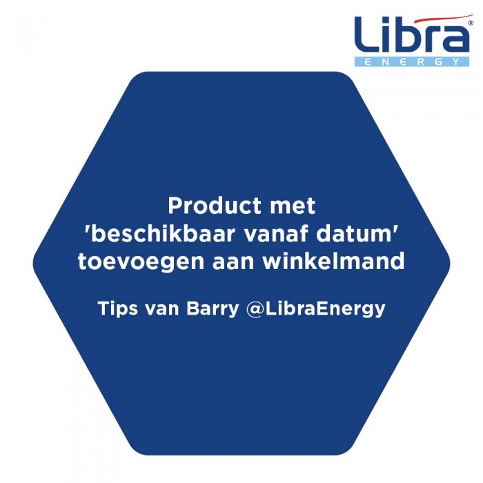 Hoe kan ik een product met ‘beschikbaar vanaf datum’ toevoegen aan mijn winkelmand? 1