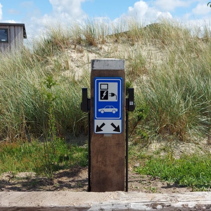 Laadpalen in strandsferen