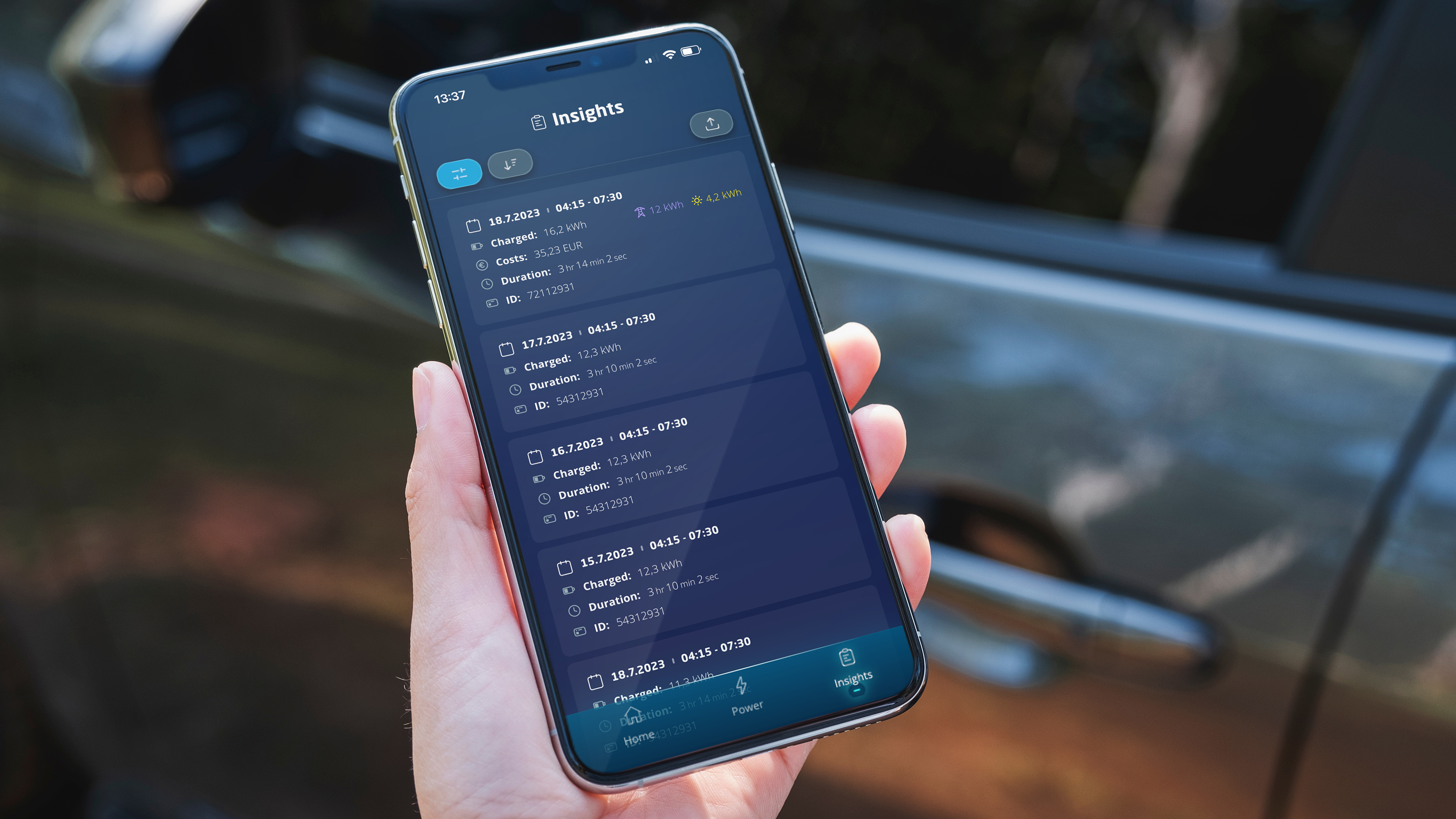 Hoe bedien ik mijn Eve Single laadpaal met de Eve Connect app? 5